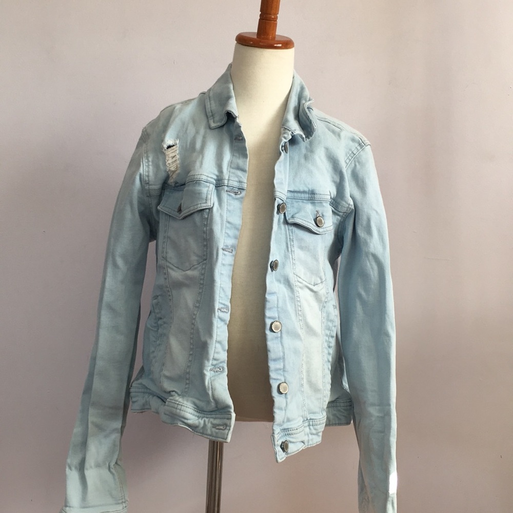 Ripped Jean Jacket